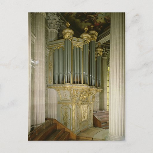 Orgel in de kapel briefkaart (Voorkant)