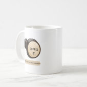 Orgel koffie stop mok (Voorkant links)