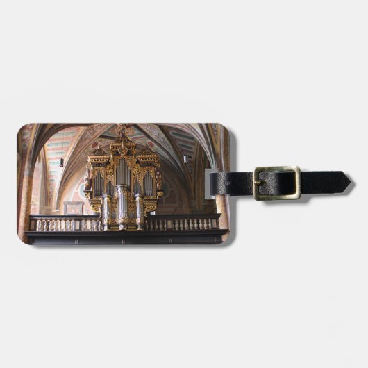 Orgel Pfarrkirche St. Wolfgang am Wolfgangsee Bagagelabel (Voorkant horizontaal)