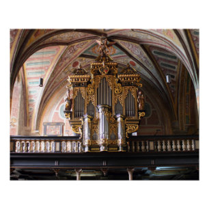 Orgel Pfarrkirche St. Wolfgang am Wolfgangsee Perfect Poster