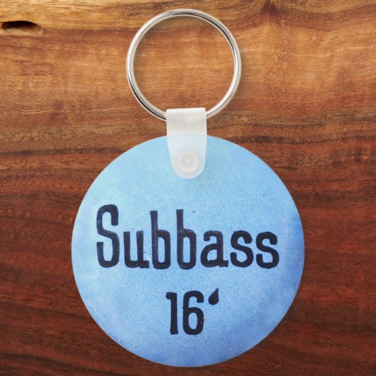 Orgel Schüssel Anhänger Sleutelhanger (Voorkant)