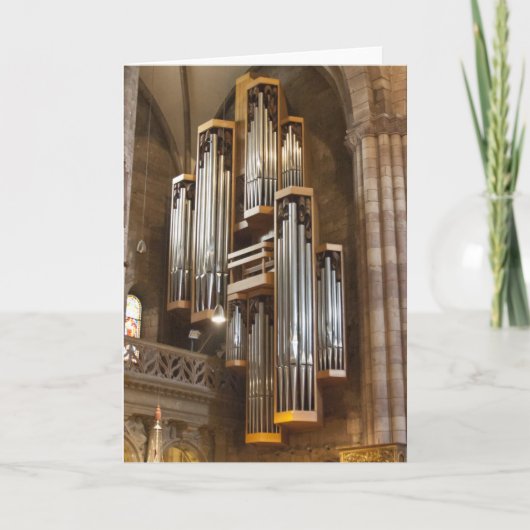 Orgel van de kathedraal van Freiburg Kaart (Voorkant)