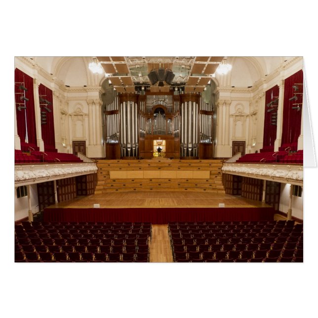 Orgel van het gemeentehuis Auckland (Voorkant Horizontaal)