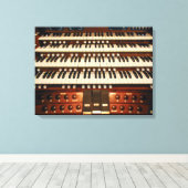 Orgelconsole Canvas Afdruk (Insitu (Houten vloer))