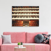 Orgelconsole Canvas Afdruk (Insitu (Woonkamer))
