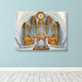 Orgelconsole Canvas Afdruk (Insitu (Houten vloer))