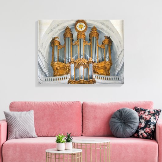 Orgelconsole Canvas Afdruk (Insitu (Woonkamer))