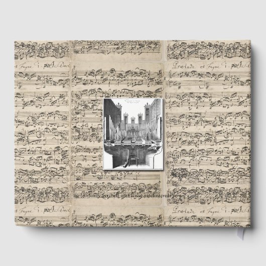 Orgelgastenboek Gastenboek (Achterkant)