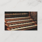 Orgelklavier Visitekaartje (Achterkant)