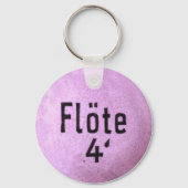 Orgelregister als Schlüssel Anhänger Sleutelhanger (Voorkant)