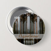 Orgels voor altijd! St Eustache knop Ronde Button 7,6 Cm (Voorkant /achterkant)