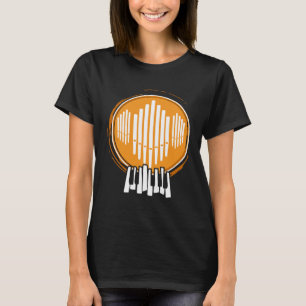 Orgelspeler Jezus Christus Pistor Religie Kruis T-shirt