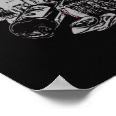 ORGO - Amp, Guitar en Booze Red Poster (Hoek)