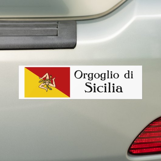 Orgoglio di Sicilia Bumpersticker (Op auto)