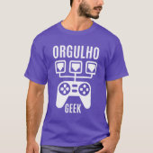 ORGULHO GEEK GEEK GAMING GAME OVER family funny T-shirt (Voorkant)
