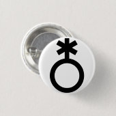 Orgulho Não Binárie Ronde Button 3,2 Cm (Voorkant /achterkant)