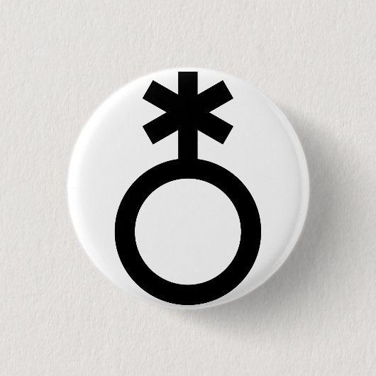 Orgulho Não Binárie Ronde Button 3,2 Cm (Voorkant)