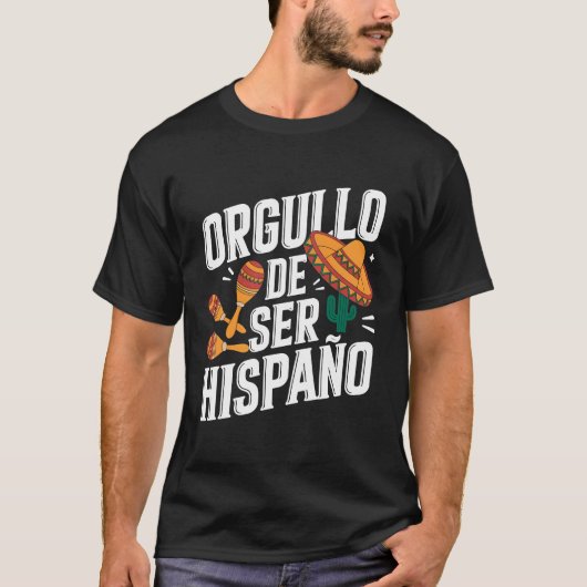 Orgullo De Ser Hispano T-shirt (Voorkant)