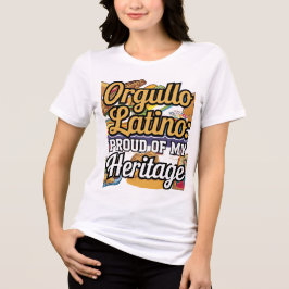Orgullo Latino: Trots op mijn erfgoed Tri-Blend Shirt