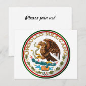 Orgullo Mexicano (Eagle van Mexicaanse vlag) Kaart (Voorkant / Achterkant)
