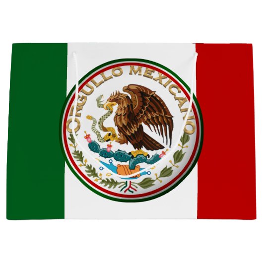 Orgullo Mexicano (Eagle van Mexicaanse vlag) Large Cadeautasje (Voorkant)