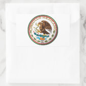 Orgullo Mexicano (Eagle van Mexicaanse vlag) Rechthoekige Sticker (Tas)