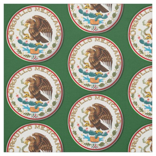 Orgullo Mexicano (Eagle van Mexicaanse vlag) Stof (Swatch)