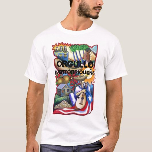 Orgullo Puertorriqueño T-shirt (Voorkant)