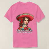 Orgullosa de ser Hispana Spaans erfgoed T-shirt (Design voorkant)