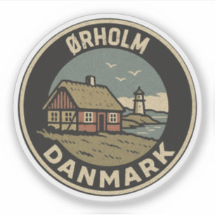 Ørholm, Denemarken Danmark  Sticker