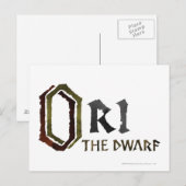 Ori Name Briefkaart (Voorkant / Achterkant)