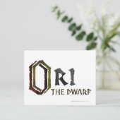Ori Name Briefkaart (Staand voorkant)