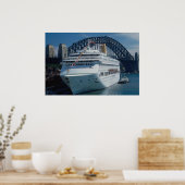 Oriana-passagiersschip voor de eerste reis, harbo poster (Keuken)