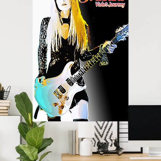 Orianthi Violet Journey Album Hoesje Poster (Thuiskantoor)