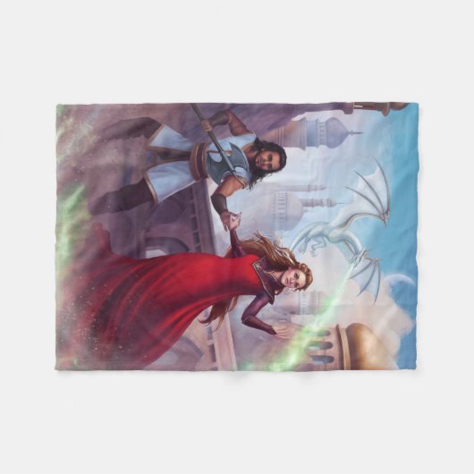 Oria's Gambit Fleece Blanket (Voorkant (Horizontaal))