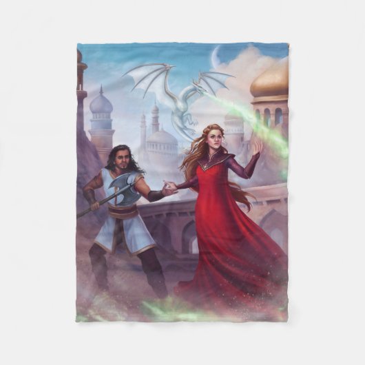 Oria's Gambit Fleece Blanket (Voorkant)