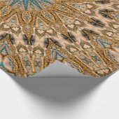 Oriënt - 1 glanzend omslagpapier, 30 x 6 inch cadeaupapier (Hoek)