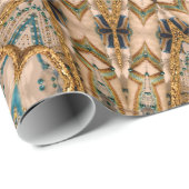 Oriënt - 1 glanzend omslagpapier, 30 x 6 inch cadeaupapier (Rol Hoek)