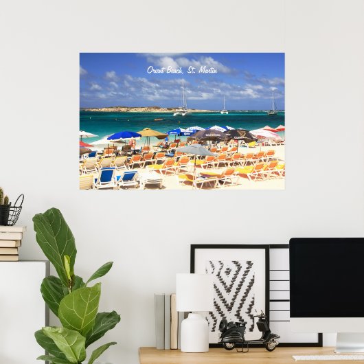 Orient Beach, St. Martin Poster (Thuiskantoor)