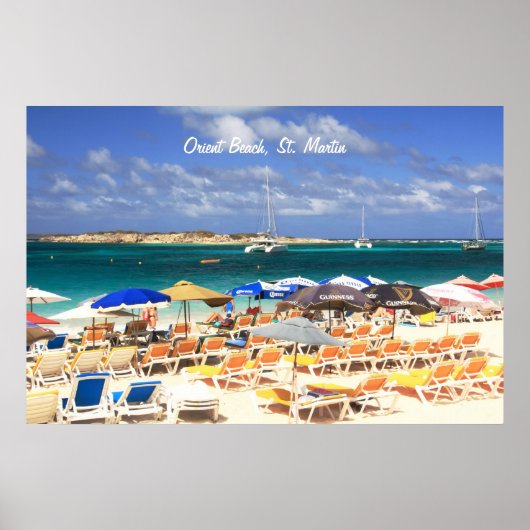 Orient Beach, St. Martin Poster (Voorkant)