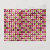 "Orient" Bourgogne Retro Save the Date Aankondigin Aankondigingskaart (Achterkant)