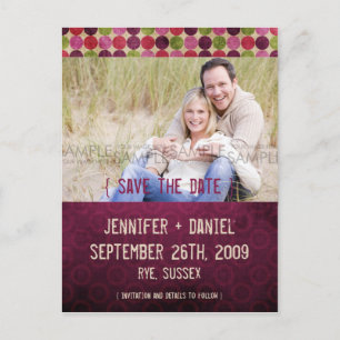 "Orient" Burgundy Retro redt de datum aankondiging