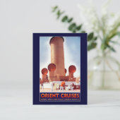 Orient Cruises Big Funnel Briefkaart (Staand voorkant)