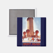 Orient Cruises Big Funnel Magneet (Voorkant / Achterkant)