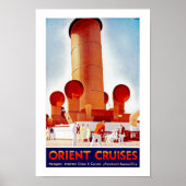 Orient Cruises Big Funnel Poster (Voorkant)