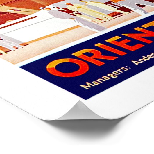 Orient Cruises Big Funnel Poster (Hoek)