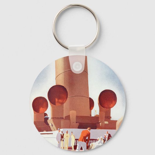 Orient Cruises Big Funnel Sleutelhanger (Voorkant)