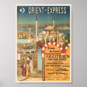 Orient Express Frankrijk Vintage Poster 1910s