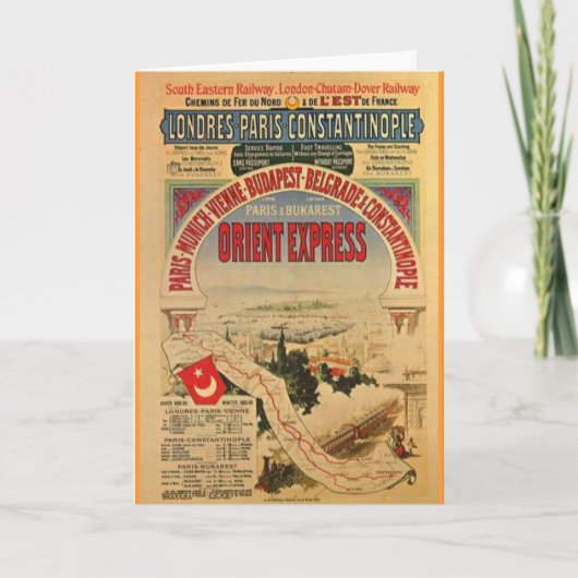 Orient Express Kaart (Voorkant)