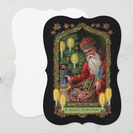 Orient Express-kerstuitnodiging Kaart (Voorkant / Achterkant)